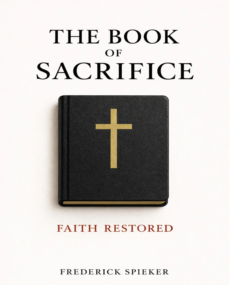The Book of Sacrifice: Faith Restored by Frederick Spieker, cover